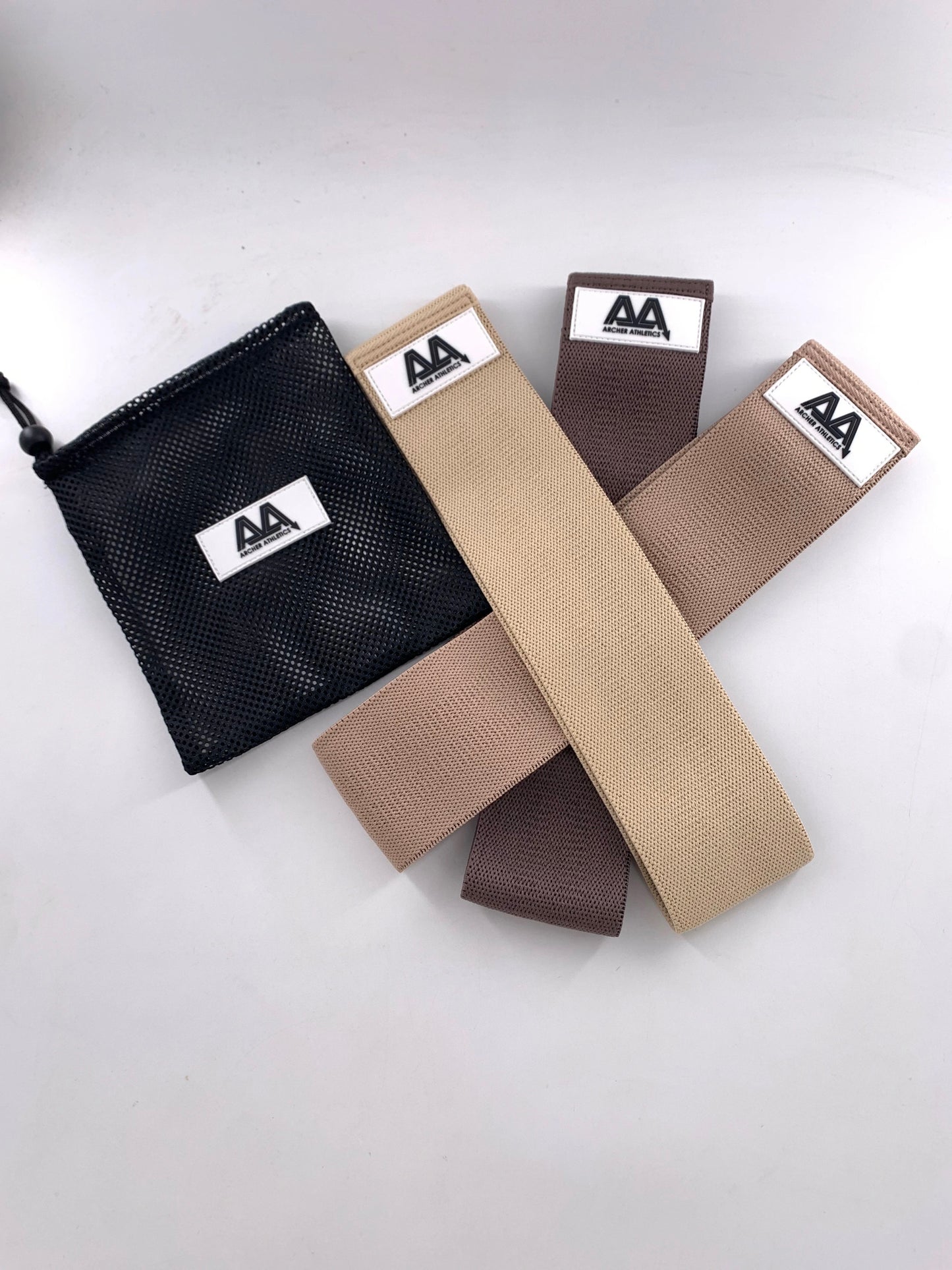 Neutral Booty Bands: Set of 3 Resistant Bands