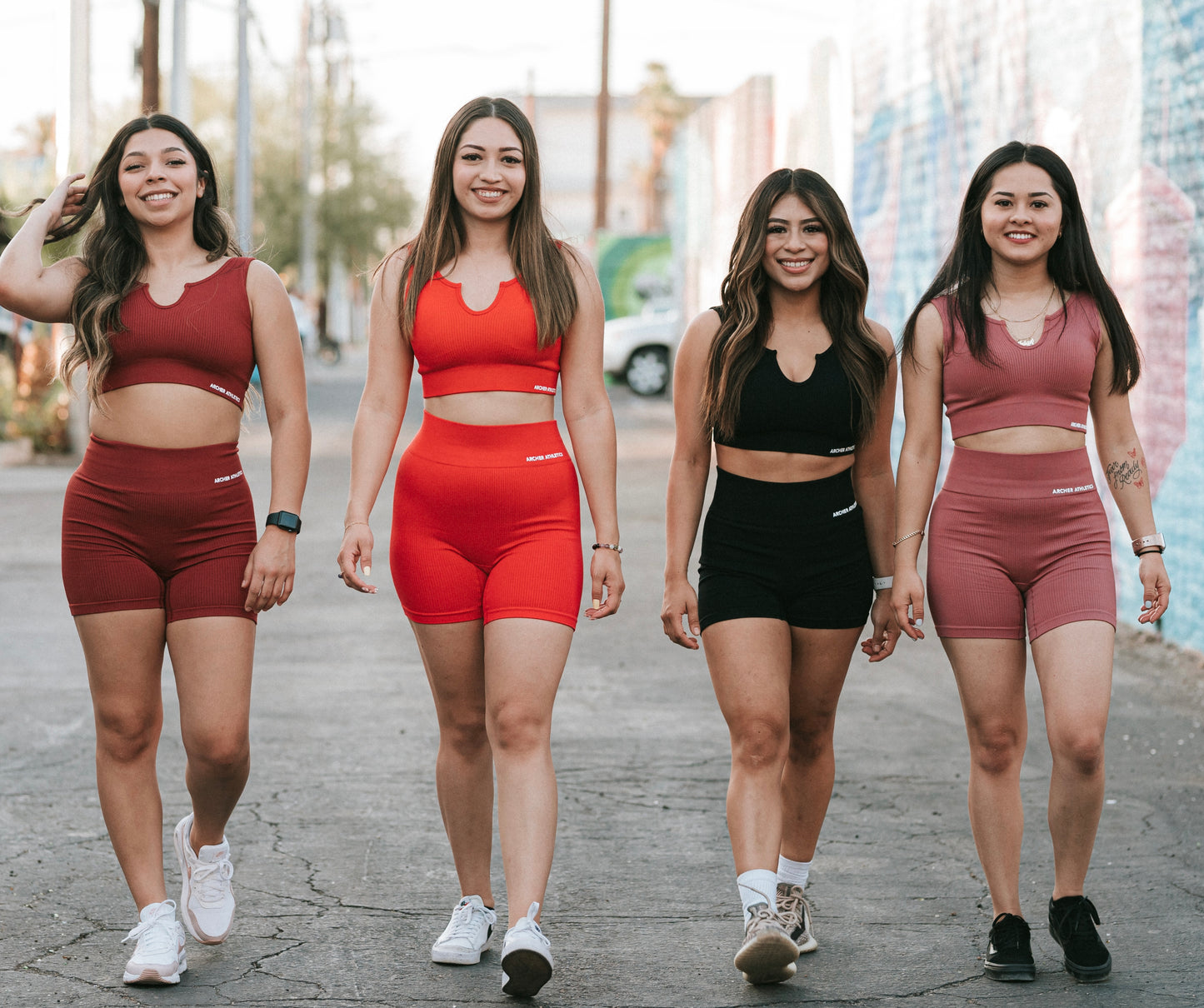 Sedona Ribbed Biker Shorts Set