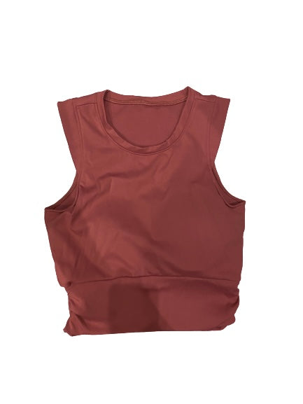 Women Padded Sports Bras Cropped Tank Tops