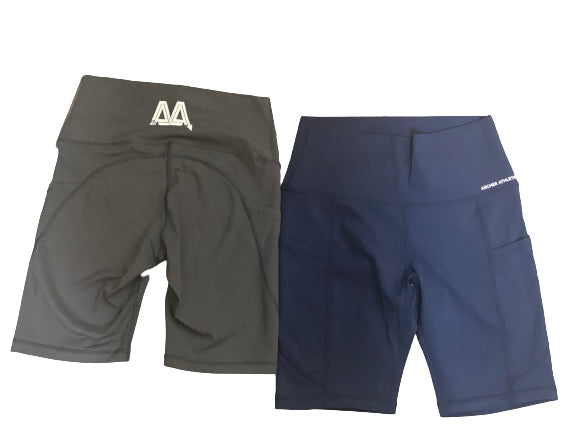 Archer Slate Biker Shorts