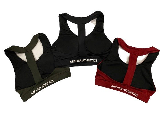 Auburn Solid Low Cut Sports Bra