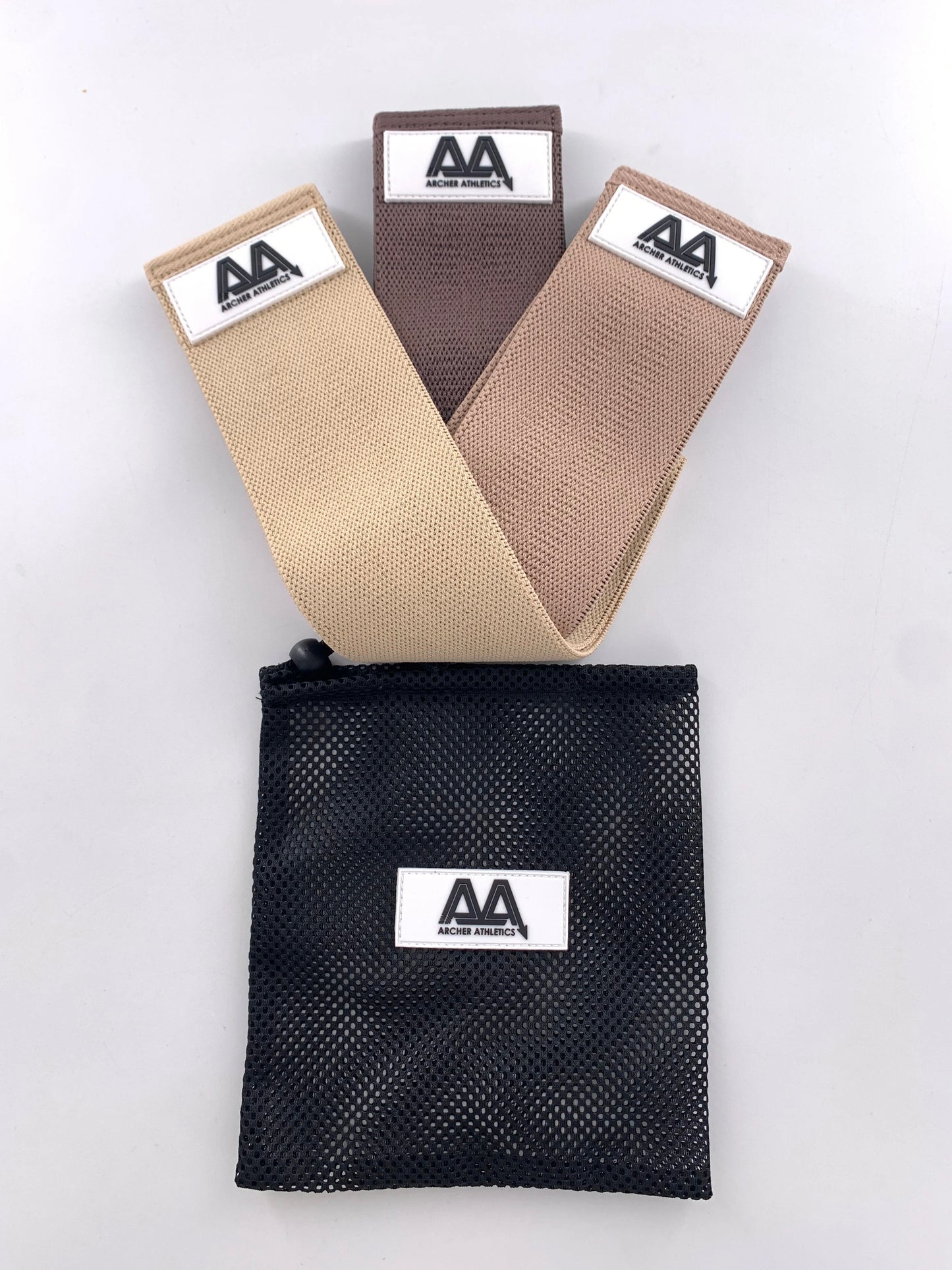 Neutral Booty Bands: Set of 3 Resistant Bands
